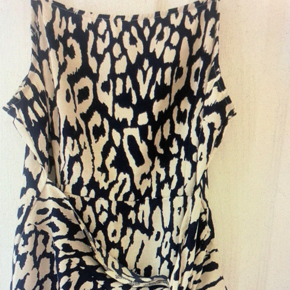 Leopard Print Spaghetti Strap Dress - Picture 2 of 3